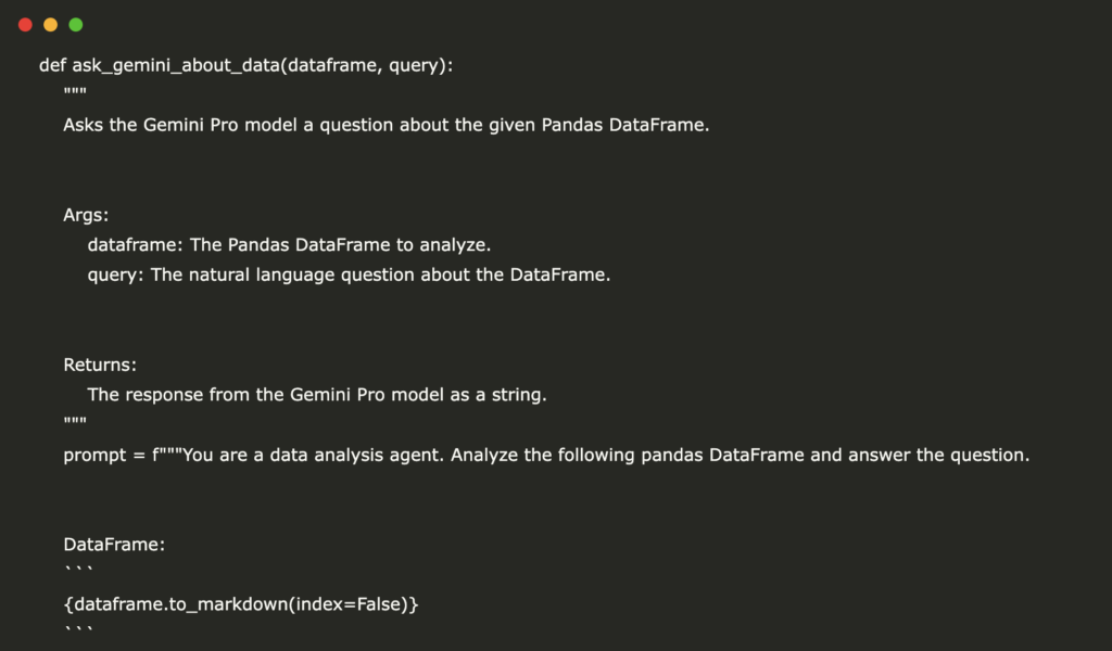 Tutorial to Create a Data Science Agent: A Code Implementation using gemini-2.0-flash-lite model through Google API, google.generativeai, Pandas and IPython.display for Interactive Data Analysis