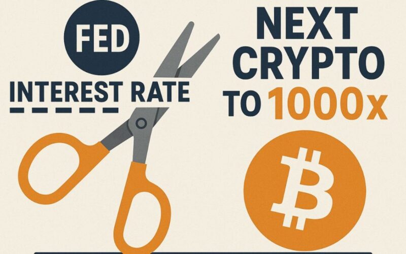 Next crypto to 1000x as Fed rates cut
