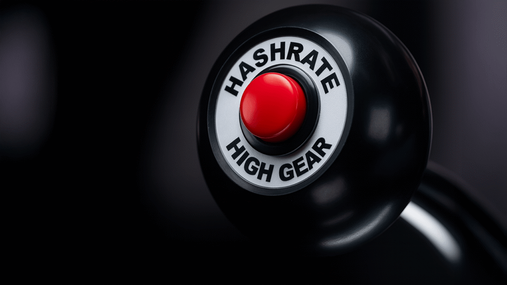 Bitcoin’s Hashrate Brushes All-Time High as Miners Close in on June Peak