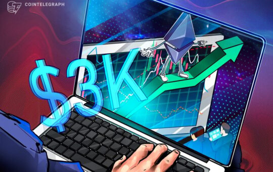 ETH Hits $3K But It’s Too Early To Call A Reversal